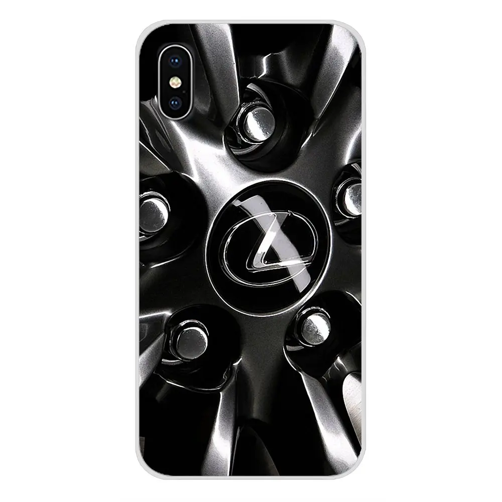 Для роскошного lexus автомобиля логотип прозрачный ТПУ оболочка Чехлы для Apple iPhone X