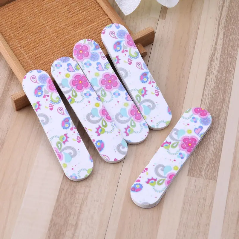Mini Pro Пилочки для ногтей милые круглые двухcторонняя точилка nail Art Советы