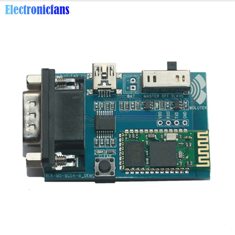 RS232 Bluetooth Serial Adapter Communication Master-Slave 2 Modes 5v mini usb | Электронные компоненты и