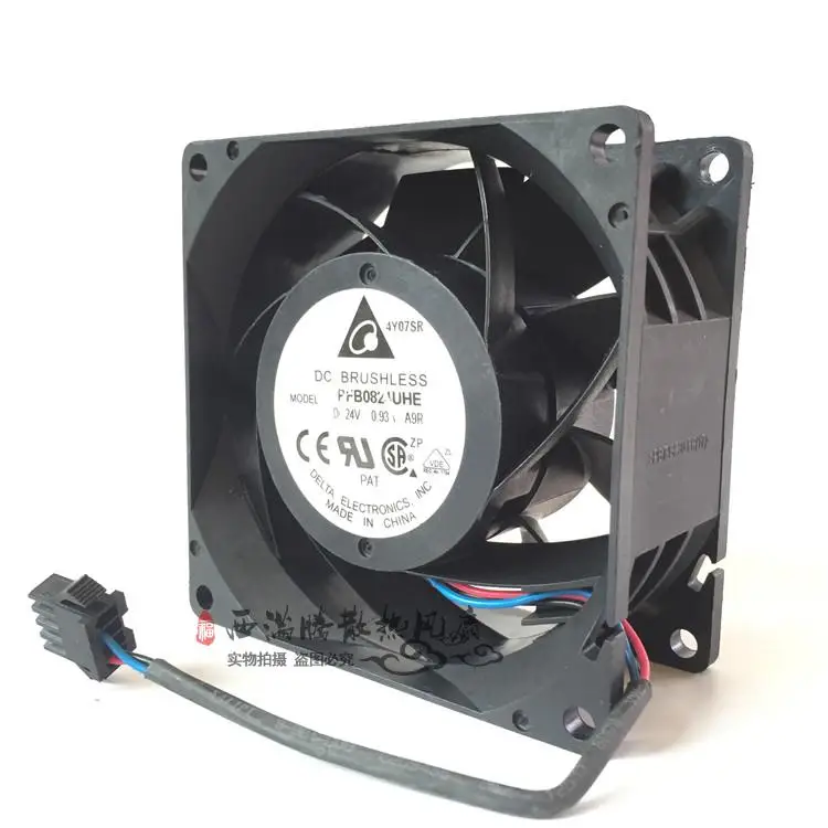 

New Delta PFB0824UHE 8038 24V 0.93A 80mm long * 80mm high * 38mm wide 4-wire PWM temperature control inverter fan