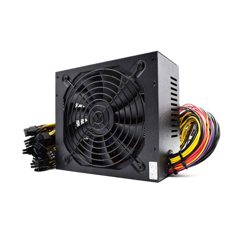Зимняя распродажа ASIC Майнинг 1600 Вт блок питания для ПК ATX PSU Bitcoin Майнер Ethereum 6