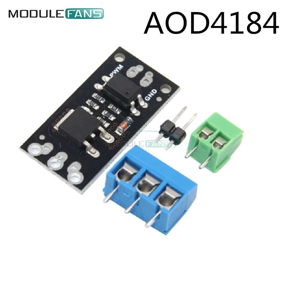 AOD4184 FR120N LR7843 AOD4184 D4184 изолированный MOSFET MOS трубка модуль FET Замена реле 100V 9.4A 30V 161A 40V 50A доска - Цвет: AOD4184