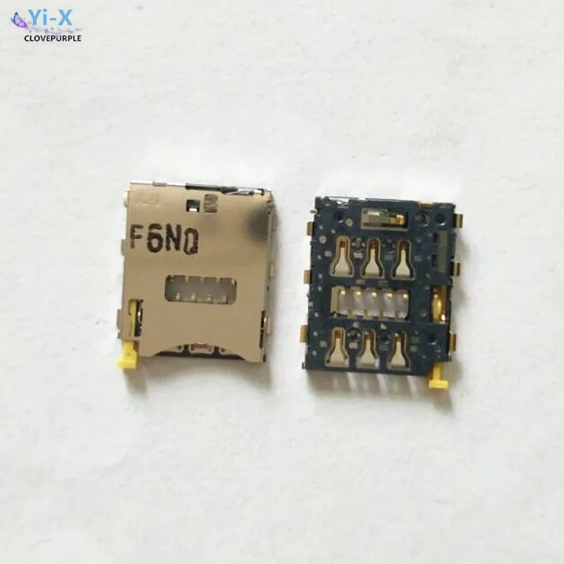 2 шт. разъем для держателя SIM карты Sony Xperia Z3 Mini L55T M55W устройство считывания Sim