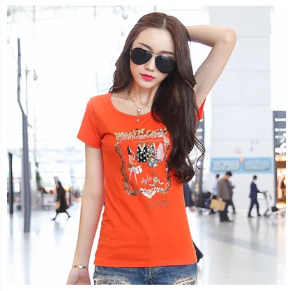 Летняя новинка 2015: женская футболка от модного бренда с коротким рукавом