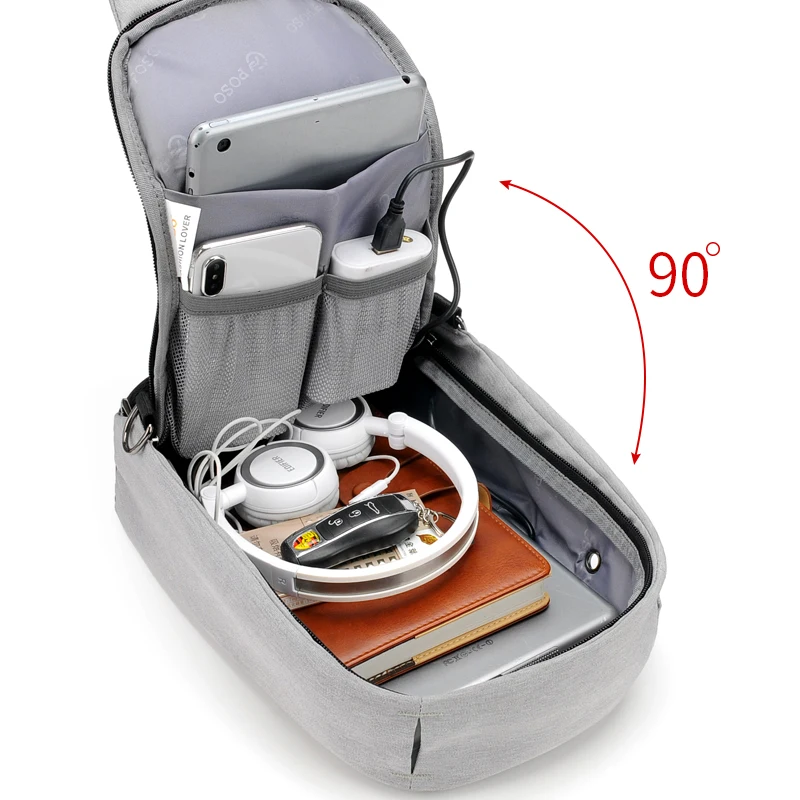 Многофункциональный Crossbody сумки Для мужчин груди пакет короткой поездки