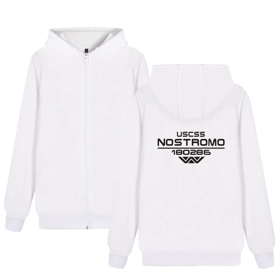 Мода USCSS Nostromo толстовки на молнии для мужчин Alien WEYLAND CORP 180286 Звездный Корабль