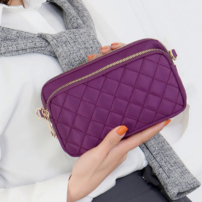 

Fashion Diamond Lattice Women's Bags Korean style Mini Shoulder Bag Small Clutch Bag Simple Elegant Girls Crossbody bags