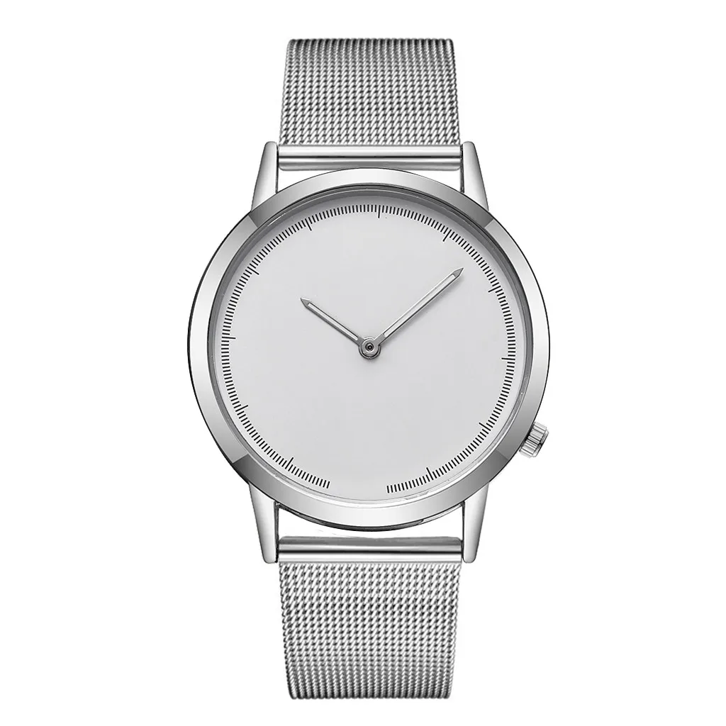 Мужские повседневные кварцевые часы Relojes Para Hombre браслет из нержавеющей стали