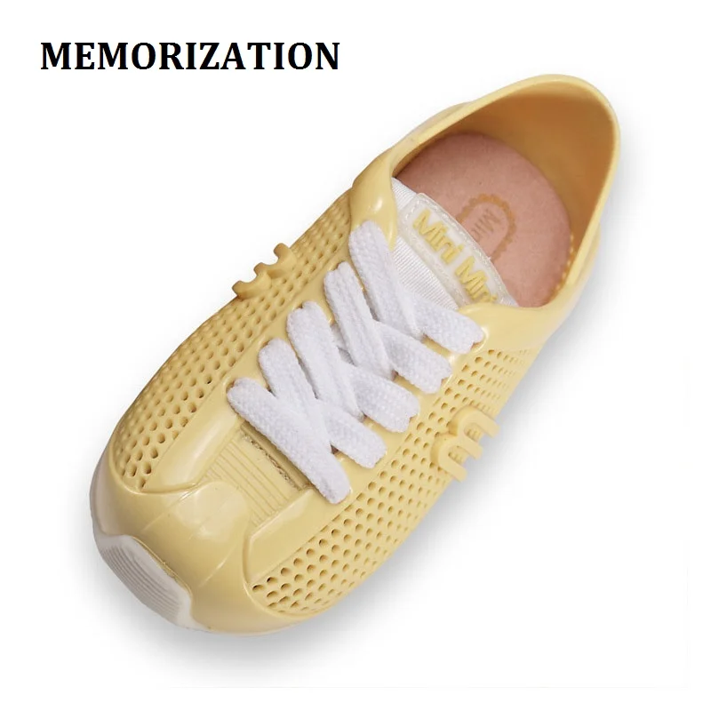 4 цвета 2018 Mini Melissa Повседневное Обувь для девочек Спортивная обувь мальчиков