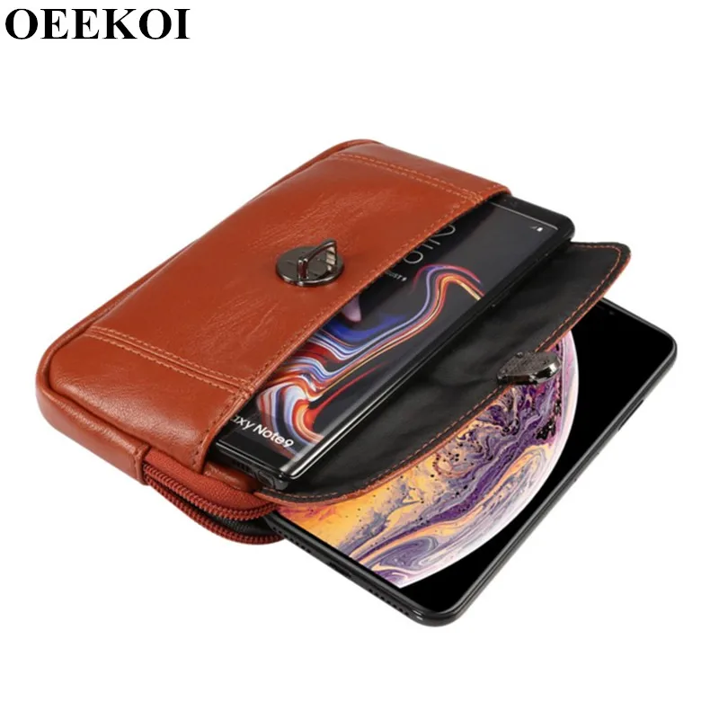 OEEKOI универсальный на пояс Сумка кошелек чехол для DEXP Ixion Z155/XL155/MS255 элемент/ES355