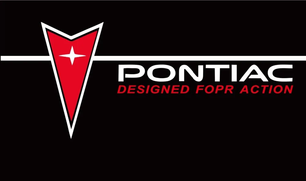 

Pontiac flag 90X150CM size, 100% polyester free shipping