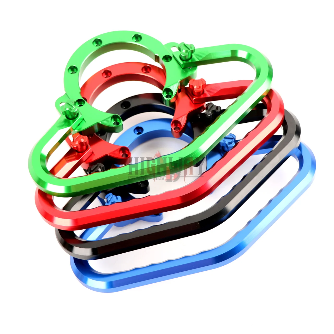 Мотоцикл Регулируемая CNC Передняя ручка для пассажира топливного бака поручень