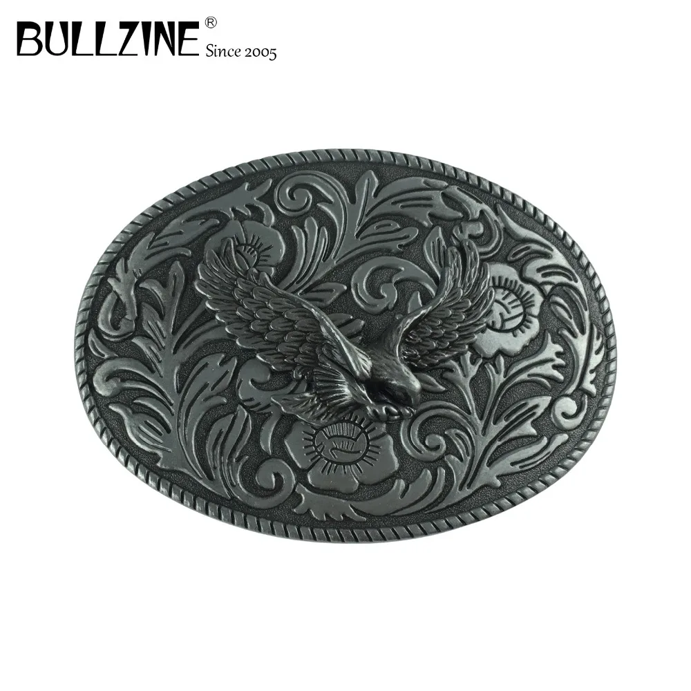 В Bullzine орел пряжки ремня с оловянной отделкой FP-03285 подходит для детей на возраст
