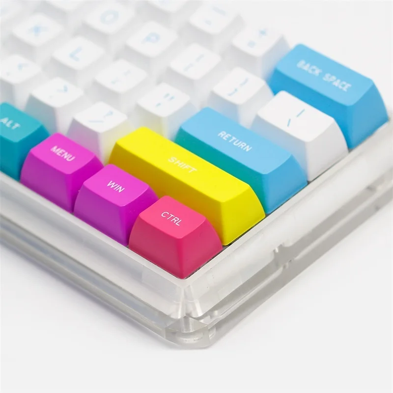 MAXKEY SA CMYW keycap ABS 27 клавиш для Механическая клавиатура cherry mx