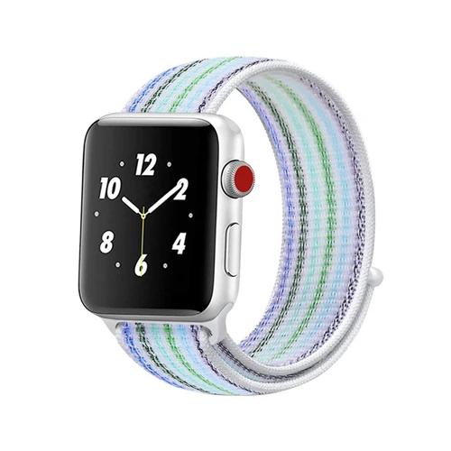 36 Ремешок для спортивных часов для apple watch, ремешок 42 мм, 38 мм, версия apple watch 5/4/3/2/1 наручных часов iwatch, ремешок 44 мм 40 мм двухслойный нейлоновый переплет ремешок для часов - Цвет ремешка: 36