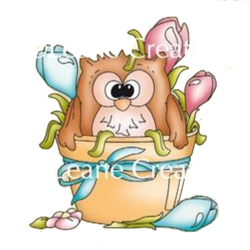 2019 Новые прозрачные штампы для животных/совы бумажные карточки скрапбукинга