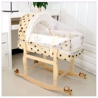 crib bassinet for newborn baby stroller roller crib rocking portable sleeping basket with mosquito net baby bassinet stroller