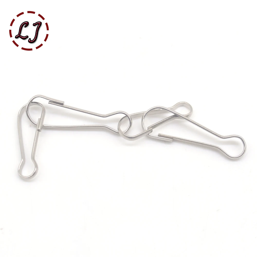 

100pcs/lot silver Metal buckle Snap hook Bag hanger Lobster Clasp DIY Sewing handmade Key chain button