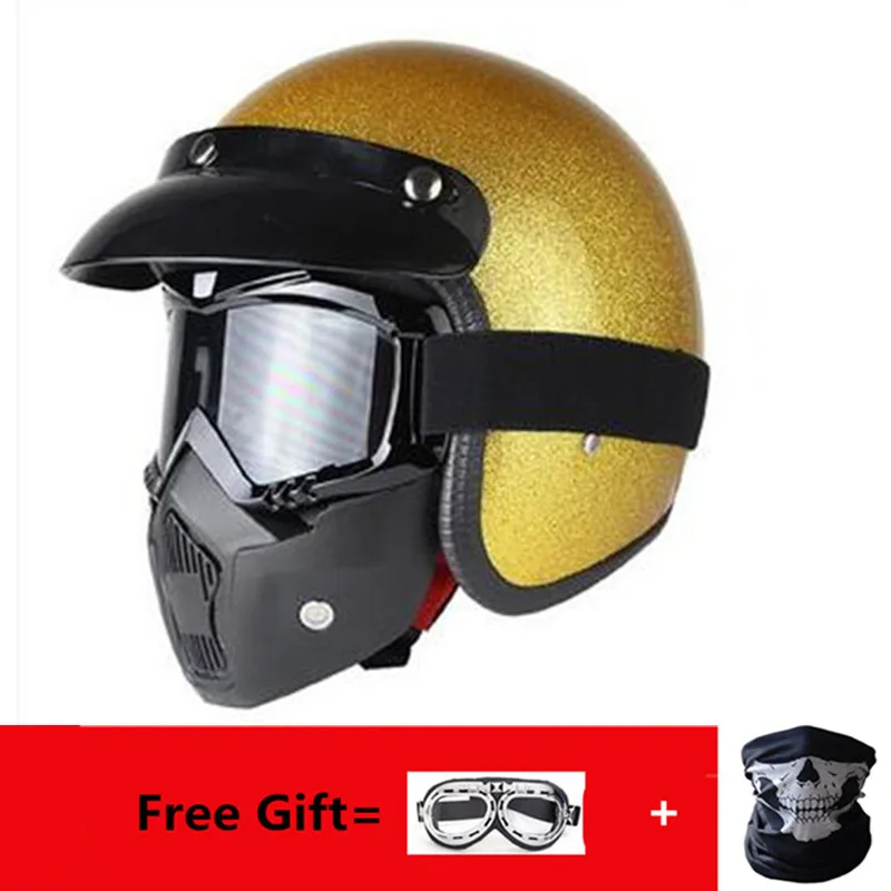 

Open Face Helmets 8658 Jet Helmet Touring Helmet All Coulors (XL, MATT BLACK)