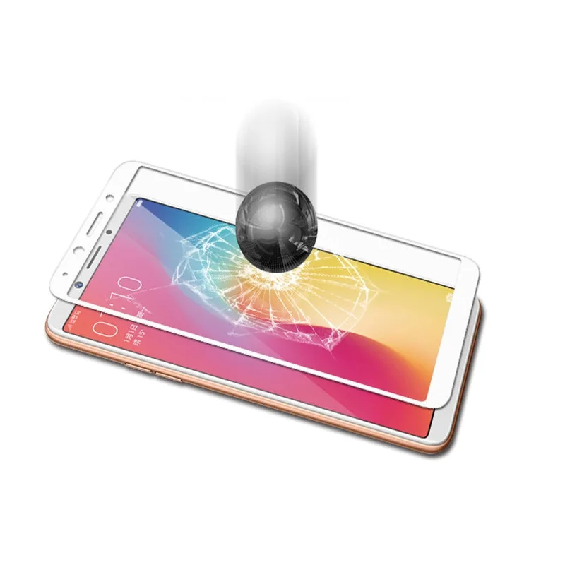2 шт. полное покрытие закаленное стекло для oppo F5 youth F5youth F 5 защитный экран чехлы на