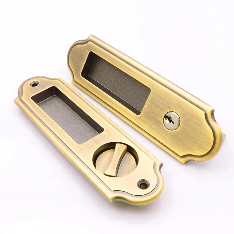 

Movable Sliding Door Lock Handle Locks Keyed Privacy Door Security Door Lock