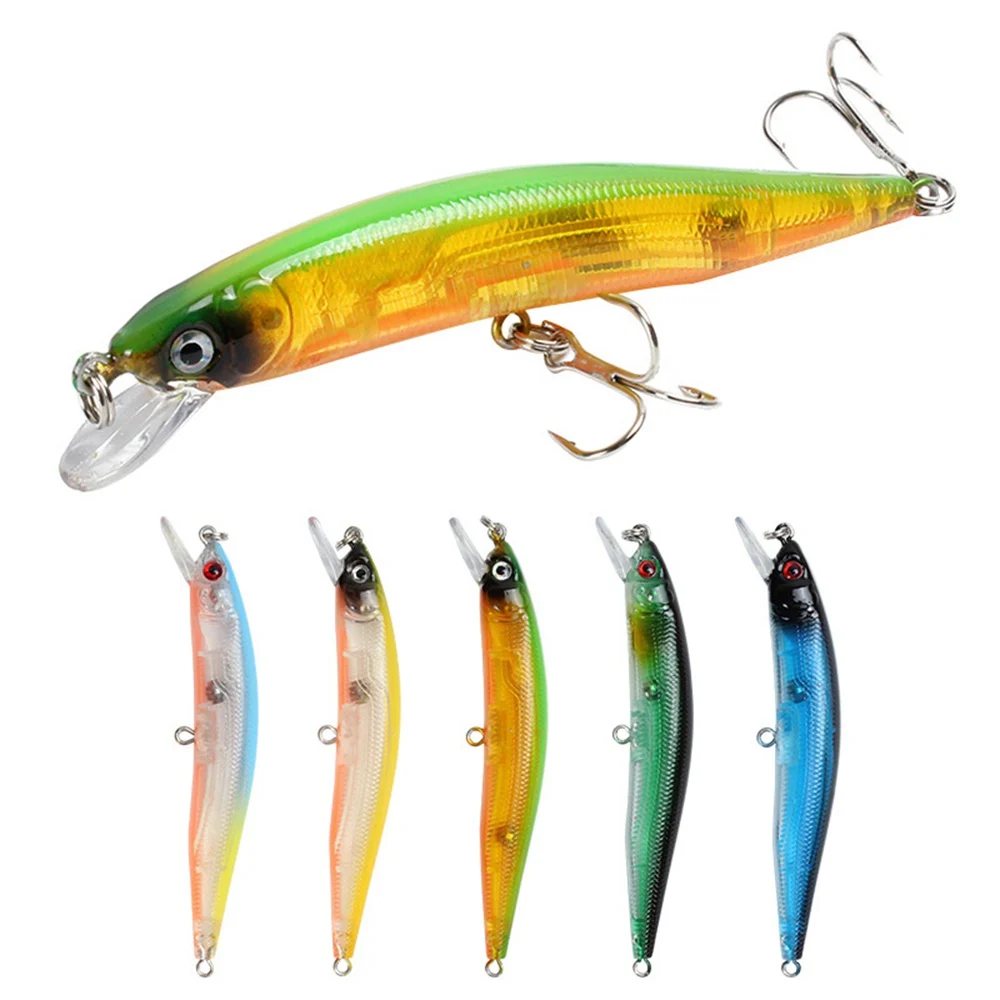 Victorsense рыболовные приманки 10 см 8 1 г Minnow 5 цветов Crankbait поплавок искусственная