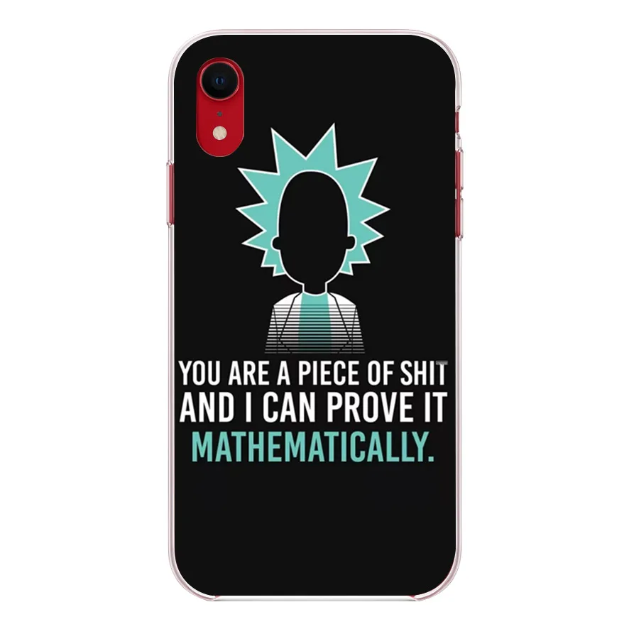 OUTMIX Rick And Morty забавные уникальные Чехлы Чехол Coque для iPhone 8 plus XS max XR 7 6 6s 5 5S SE