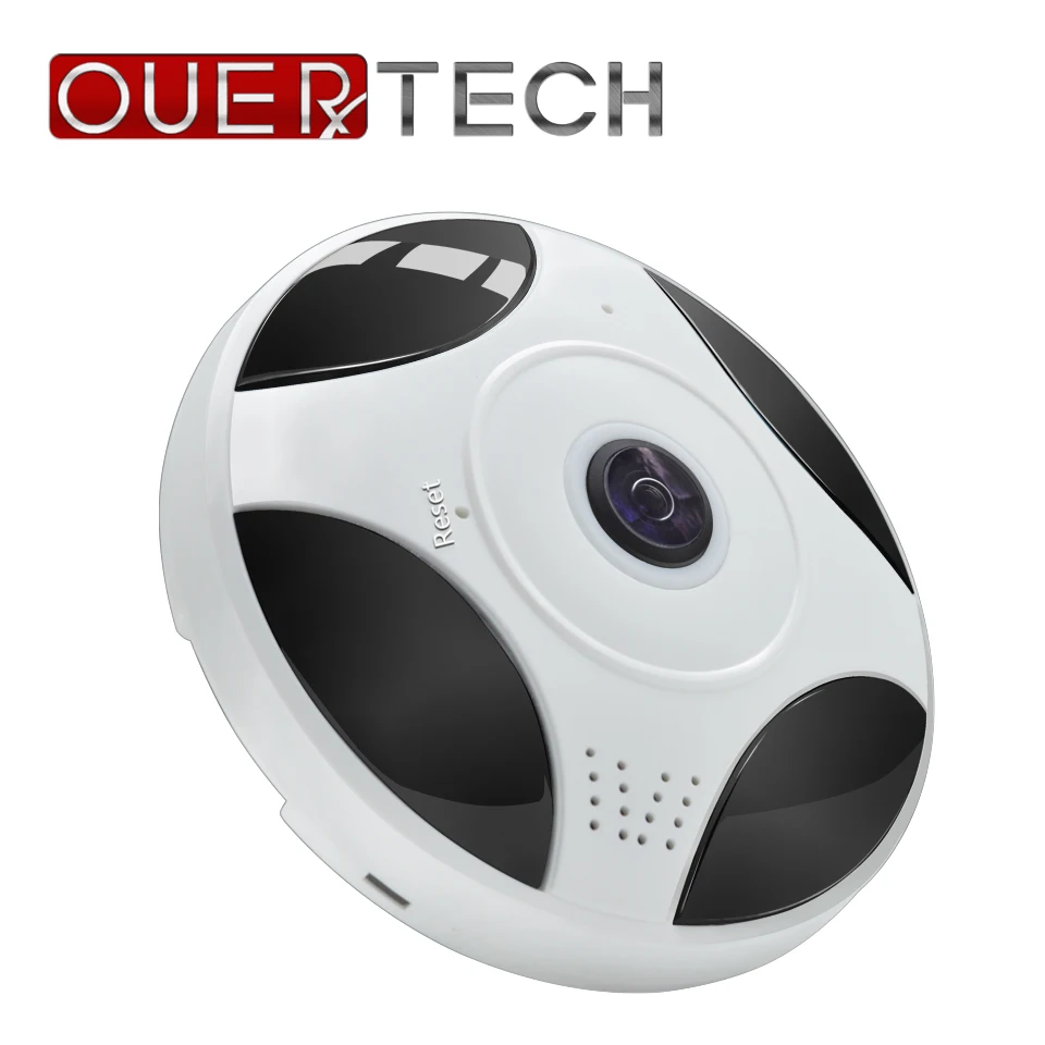 OUERTECH 360 Full View 960P/1080P WIFI панорамная VR инфракрасная Wi Fi камера рыбий глаз умная IP для