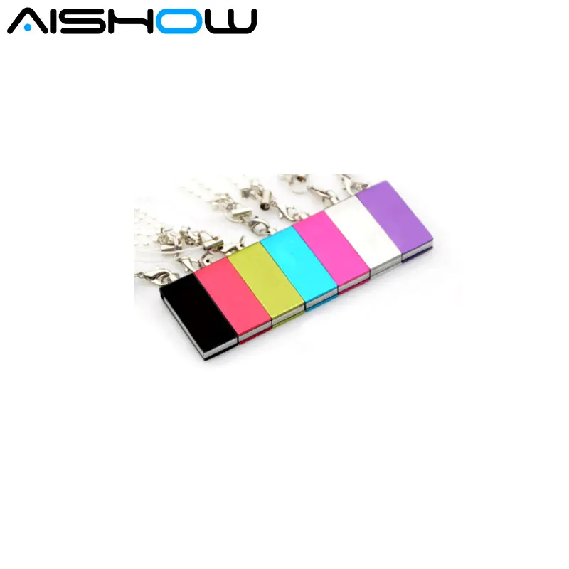 

USB-флеш-накопитель металлический с цепью, 8/16/8 ГБ, 8 цветов