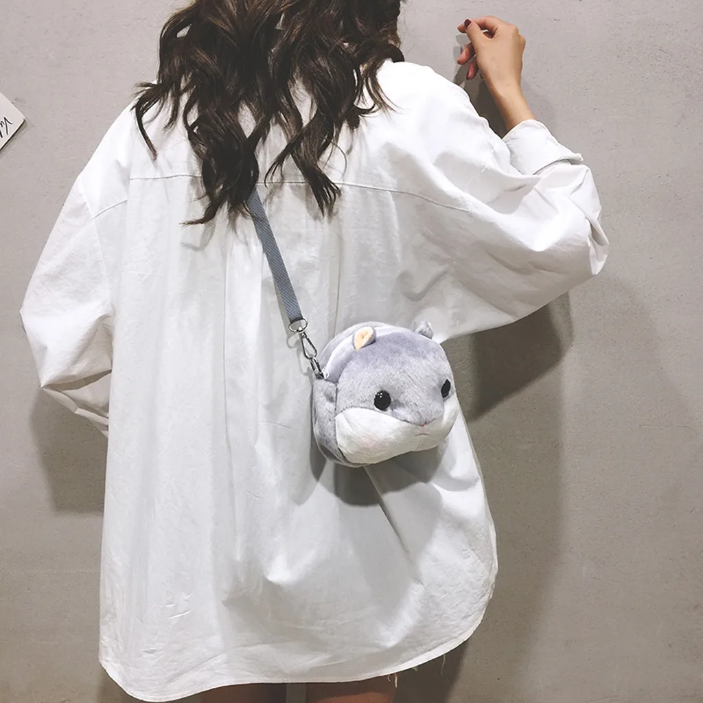 2021 дети личность кросс боди Детский рюкзак модные простые плюшевые Мультяшные