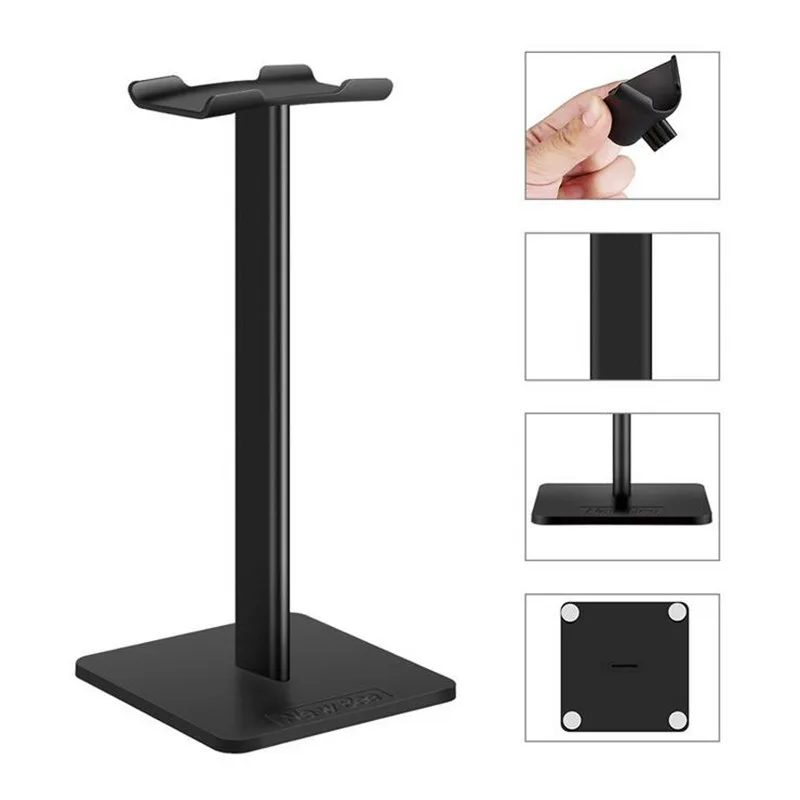 

Fashion Metal Headphone Stand headset holder Display Racks Hanger Aluminum Gaming Headset Desk Stand Rack Headphone Accessories