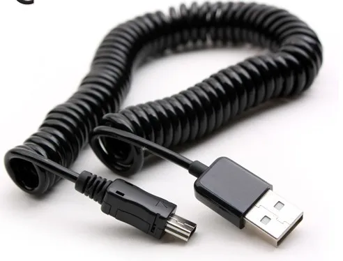 3Ft Spiral Coiled USB MINI 5 Pin Male to 2.0 A male Cable | Компьютеры и офис