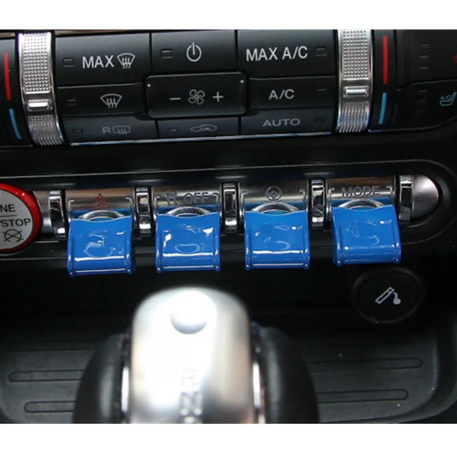 YAQUICKA для Ford Mustang 2015 17 автомобильная интерьерная консоль навигация GPS кнопка