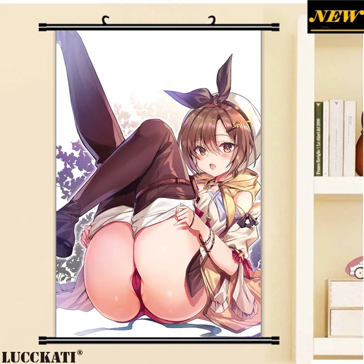 40X60 см ателье Ryza игровая серия Reisalin Stout Сексуальная лоли клитор мультфильм плакат с героями аниме картина прокрутки холст живопись - Цвет: S