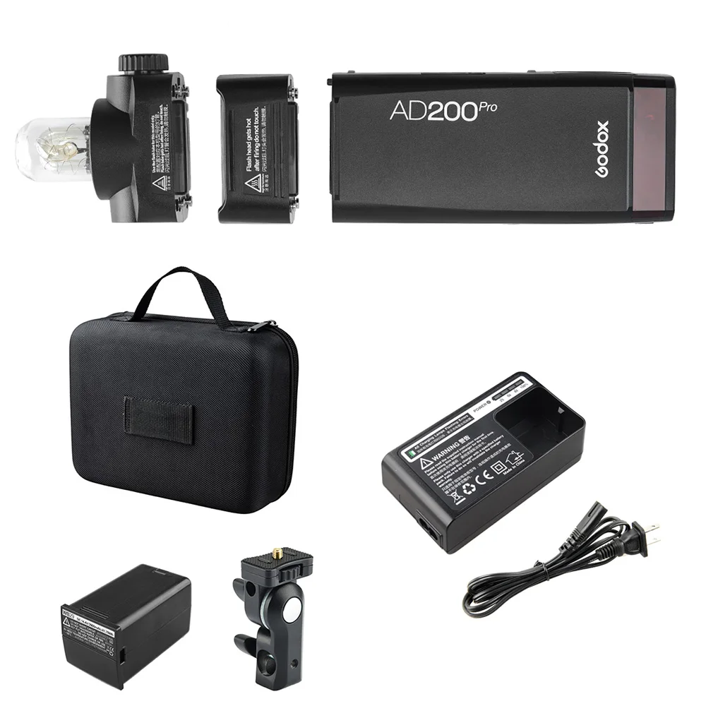 Godox портативная беспроводная 2 4g Беспроводная 200 Вт Ttl вспышка для камер Nikon Canon Eos