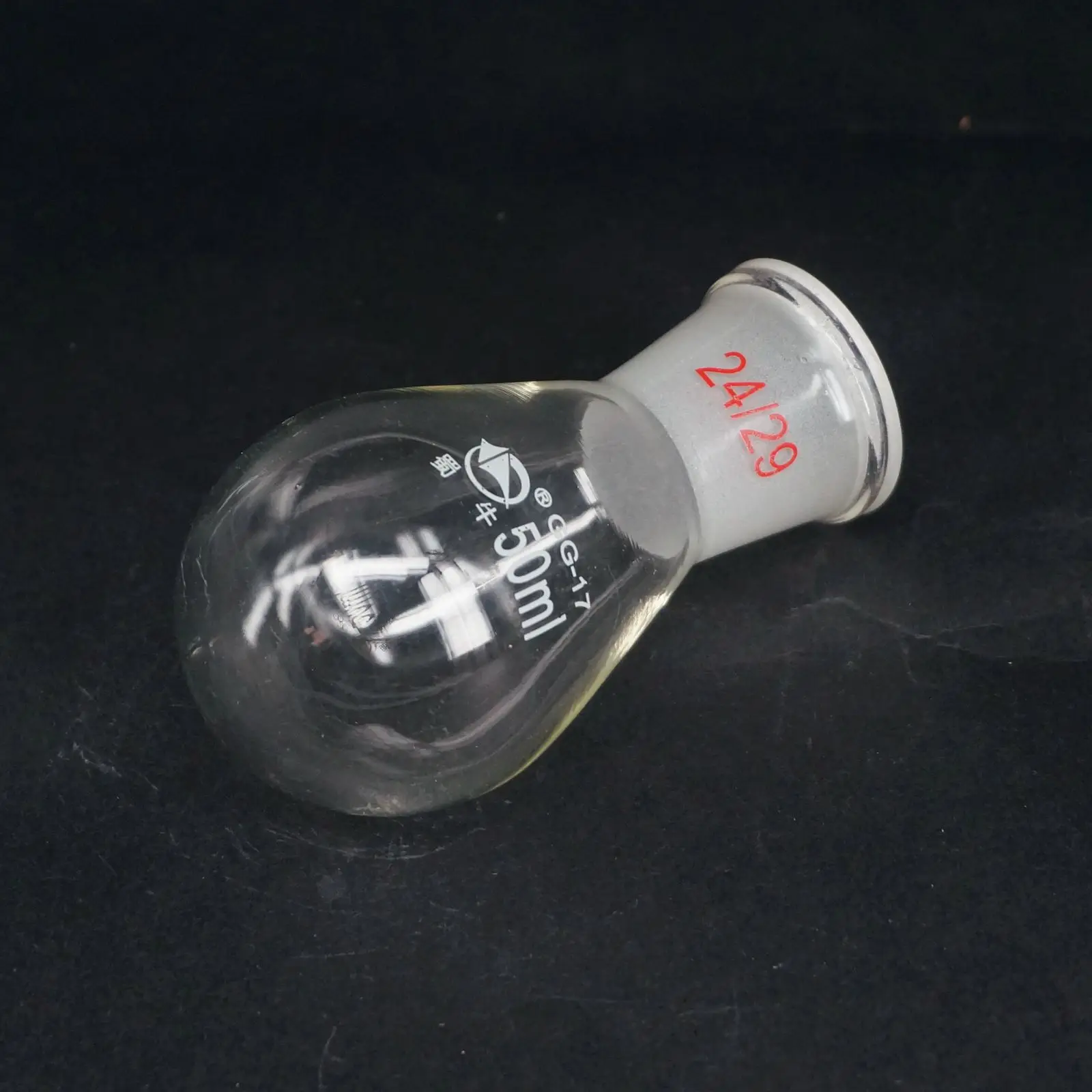 

50ml laboratory Rotavap Round-Bottom Flask Borosilicate Glass For rotary evaporator