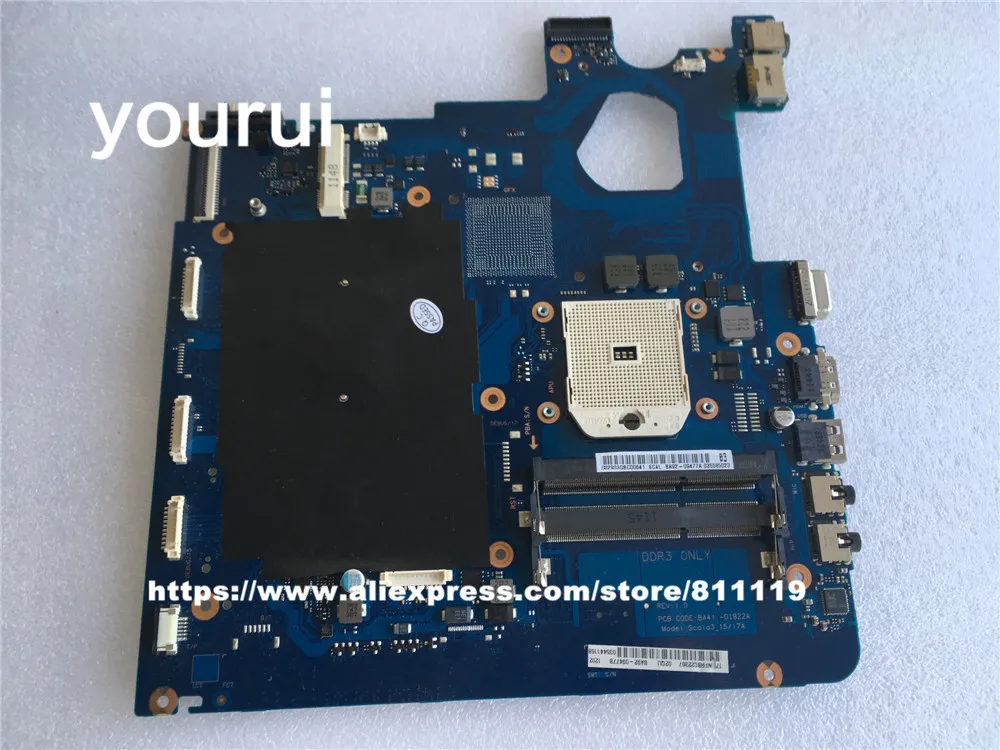 yourui BA92-09477A BA92-09477B BA41-01822A For Laptop Motherboard For Samsung NP300 DDR3 Tested