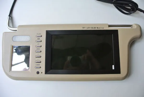 Left or Right 7&quot Car Sun Visor Monitor 2 Channel Video for DVD Player and Rearview Camera | Автомобили и мотоциклы