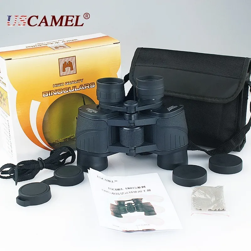 HD 8x40 Bak4 Профессиональный бинокль с чехлом широкоугольная Крыша Призма