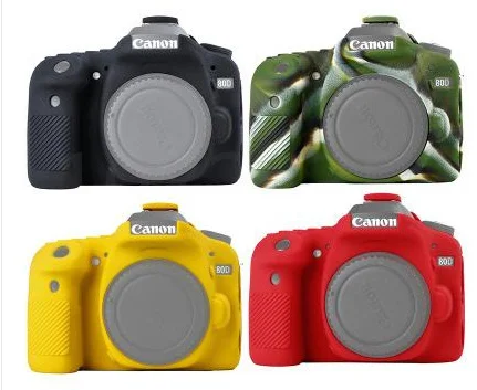 Мягкий силиконовый резиновый защитный корпус для камеры чехол Canon 1DX 2 5D4 6D2 5D3 SR 80D