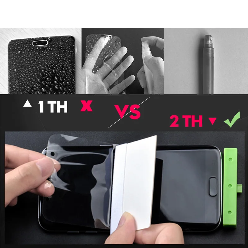 Chyi Защитная пленка для iPhone 7 Plus 3D Мягкие Anti-Explosion полный охват защита экрана 2