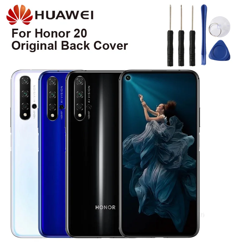 Huawei,, стекло, задняя крышка для телефона huawei Honor 20, Honor20, задняя крышка для телефона, чехол с инструментами