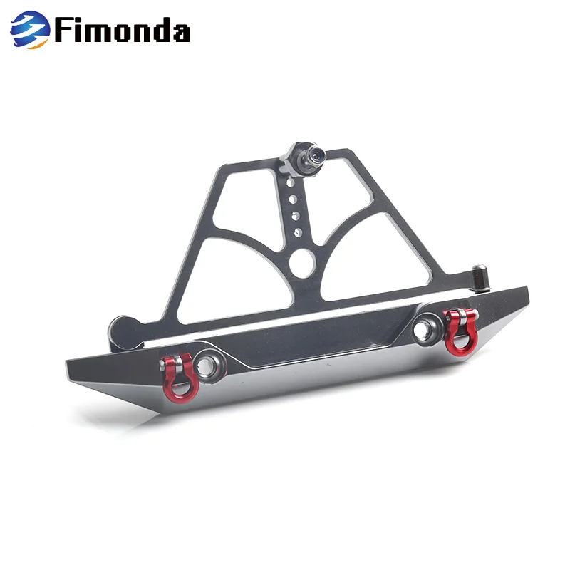 RC металлический задний бампер с запасной рейкой для шин лебедка крючком 1/10