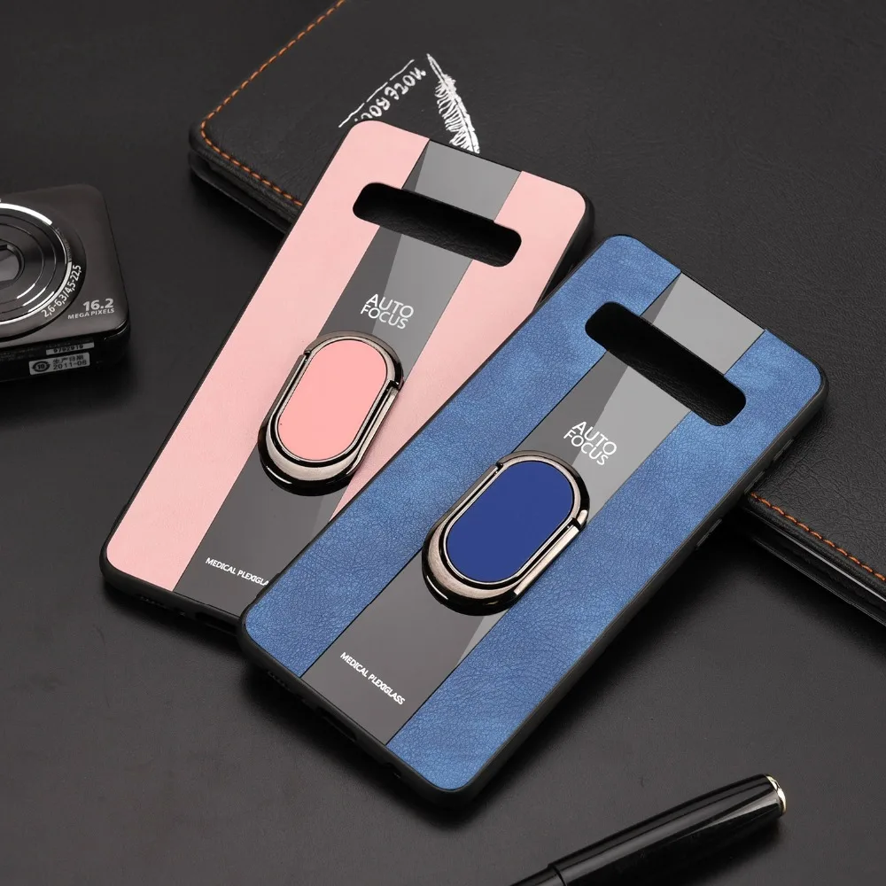 Case For Samsung Note9 S10e S10 Plus Cover Cool PU leather Litchi Skin Magnetic Stand Man S9 S8 Cases |