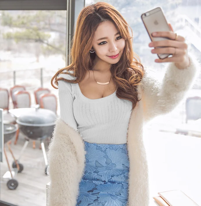 С длинным рукавом футболка Женские топы из 2017 хлопка белая женская пикантная