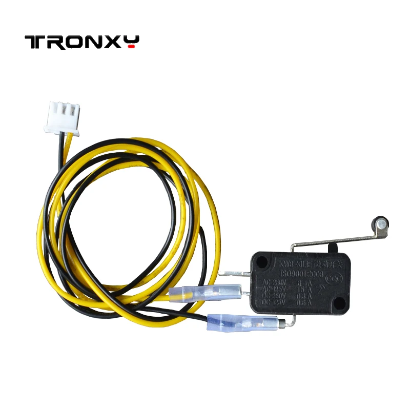 

tronxy 3D printer part limit switch KW8-XILIE roller lever Endstop for 3d PRINTER with wiring COM and NO 250/125V 6/15/0.3/0.6/A