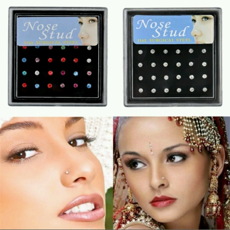 Кольцо для носа модное Ювелирное Украшение тела кольцо гвоздик из нержавеющей