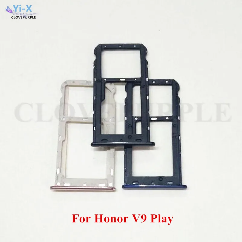 

10PCS/Lot SIM Card Tray Slot Holder Adapter for Huawei Honor V9 Play Replacement Parts