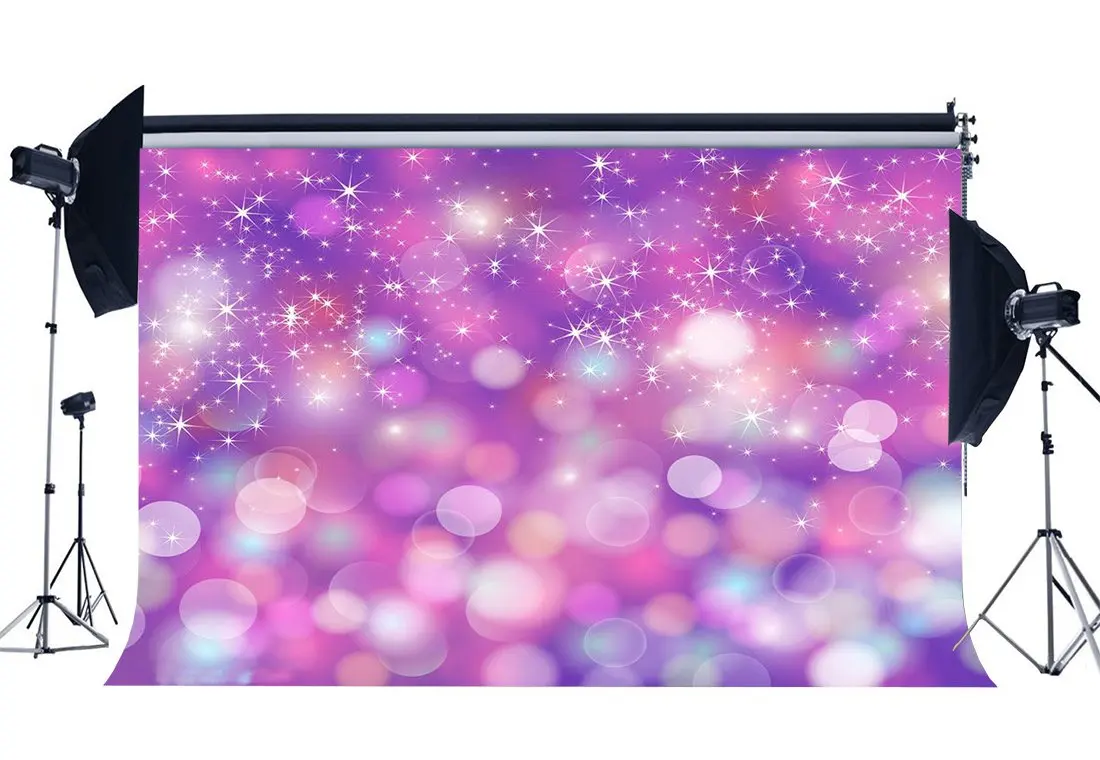 

Bokeh Backdrop Glitter Sequins Backdrops Sparkle Spots Photography Background for Girls Lover Wedding