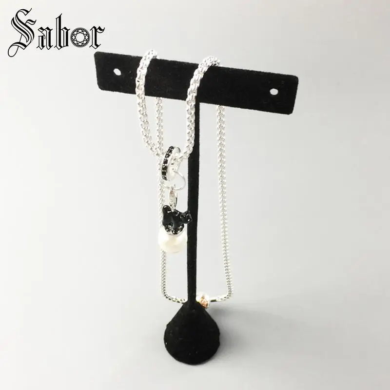 Black Pave Charm Carrier аксессуары Karma Jewelry хорошее ювелирное изделие для мужчин и женщин